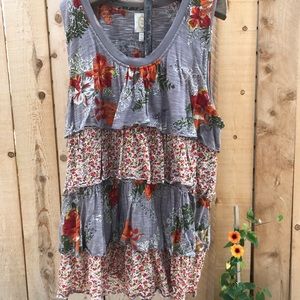 RIC RAC Ruffle Tunic XL